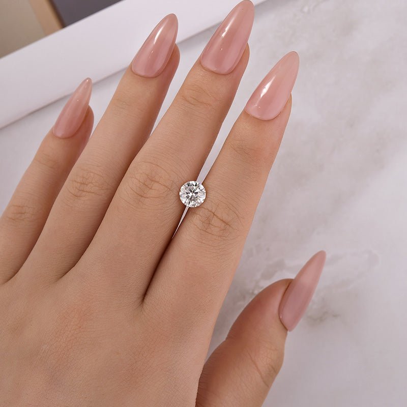 Round Brilliant 1.2 Carat Colorless D VVS1 Moissanite Loose Stone