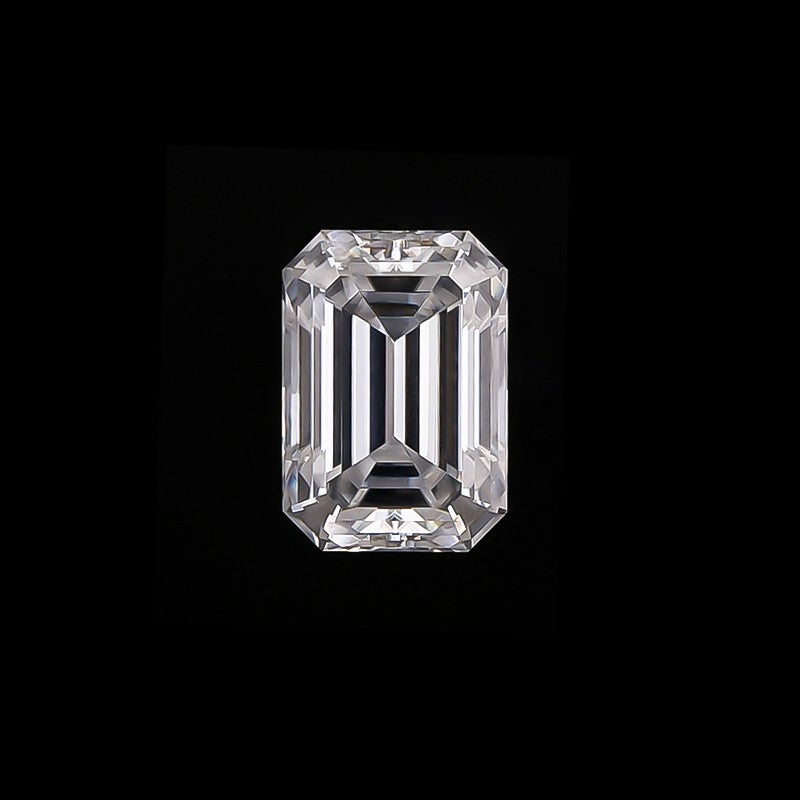 Emerald Cut 3.5 Carat Colorless D VVS1 Moissanite Loose Gemstone - Excellent Cut
