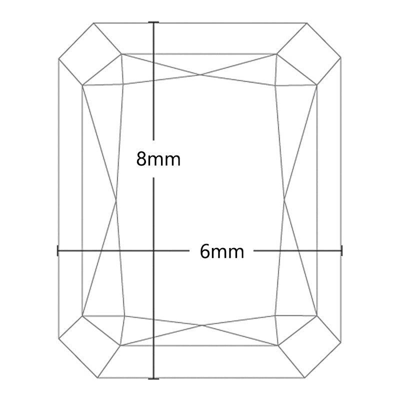 Radiant Cut 2.0 Carat Colorless D VVS1 Moissanite Loose Gemstone - Excellent Cut