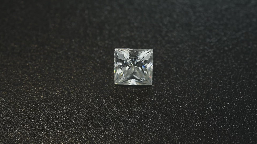 Rodiffy Moissanite 2.0 Ct Square Princess Cut Bridal Ring