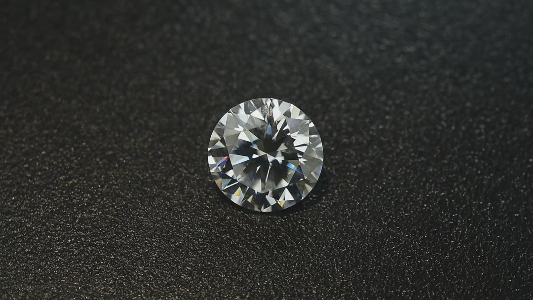 Rodiffy Moissanite 2.0Ct~4.0 Ct Round White Gold Engagement Ring