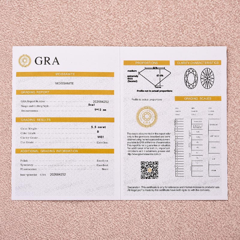 2PC Moissanite Wedding Sets 5.5Ct Oval Cut Yellow Gold Bypass Engagement Ring with Curved Wedding Band