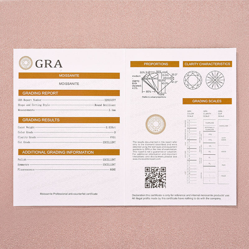 Rodiffy Moissanite 1.2 Ct Round Cut White Gold Anniversary Ring