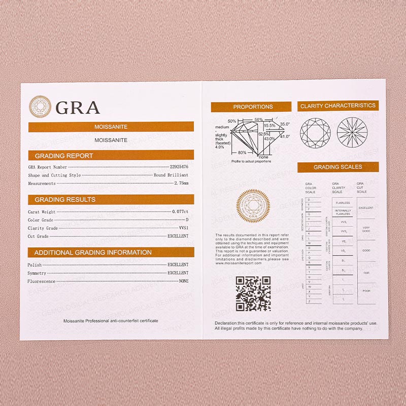 Rodiffy Moissanite 1.0Ct ~1.5 Ct Round Cut Yellow Gold  Anniversary Ring