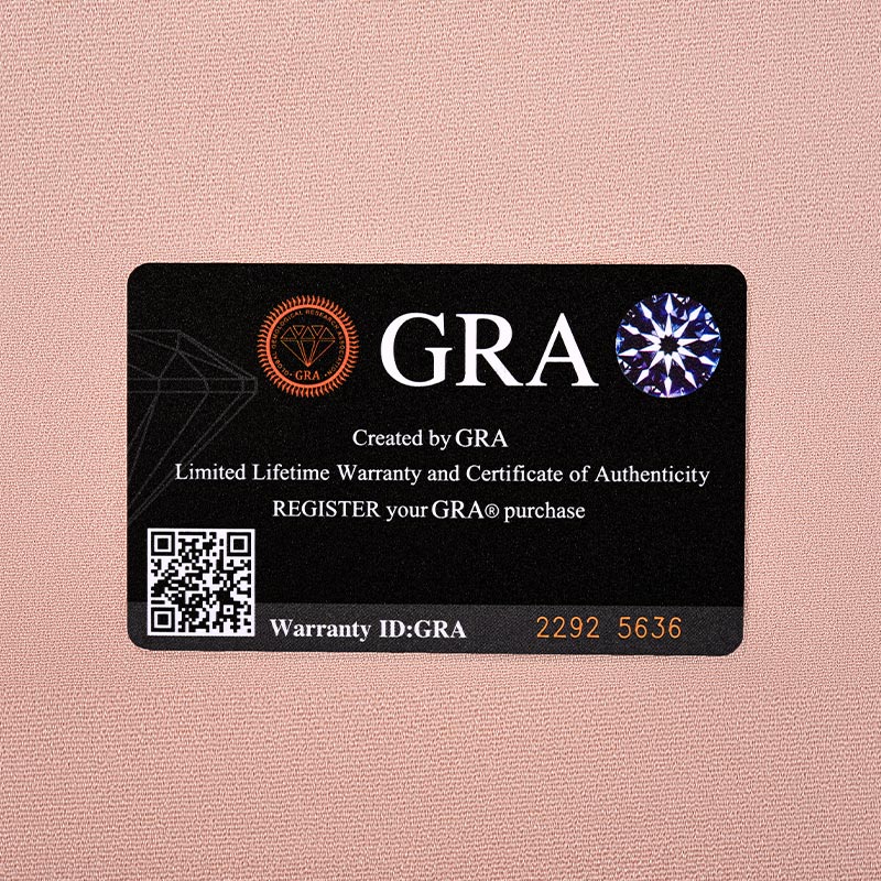 Graduated Tiara Wedding Ring With Round Moissanite Diamonds