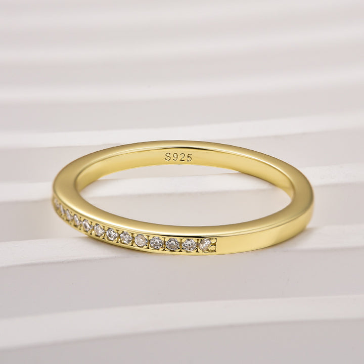 Rodiffy Channel Set Eternity Moissanite Diamond Wedding Band