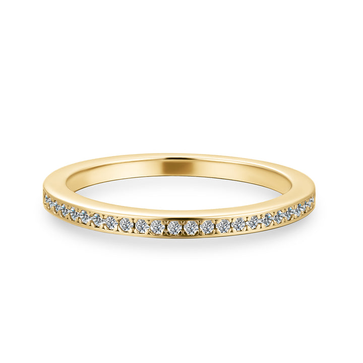 Rodiffy Channel Set Eternity Moissanite Diamond Wedding Band