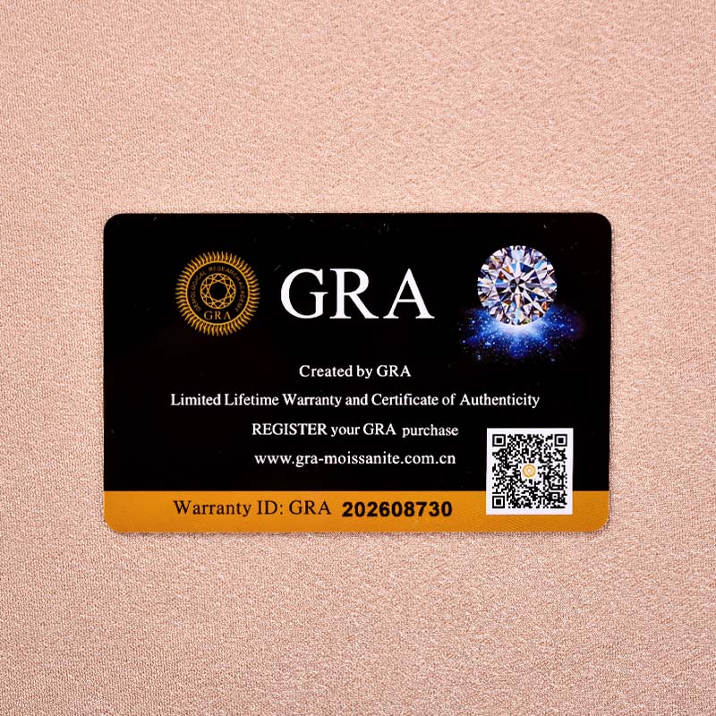 Moissanite 3.0Ct Oval Cut Side Stone White Gold Engagement Ring with Pavé Eternity Ring