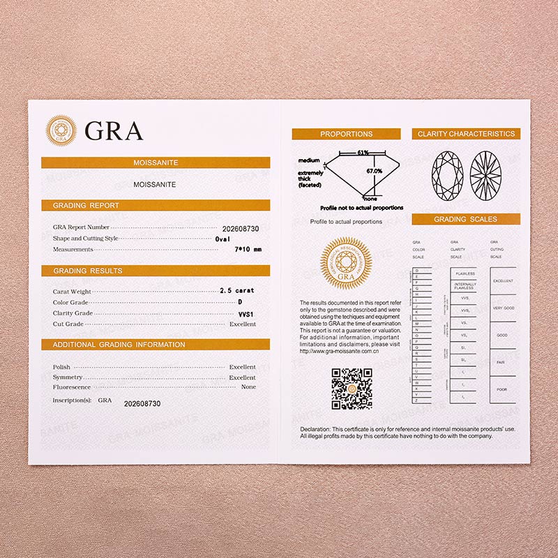 Rodiffy Moissanite 2.5 Ct Halo Oval Cut Promise Ring For Women