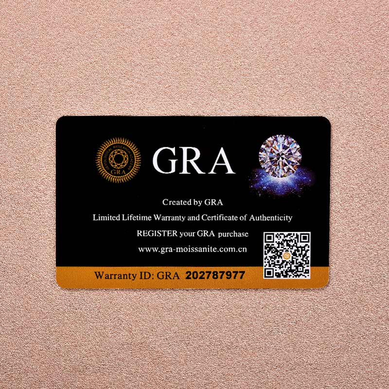 Moissanite 4.5Ct Solitaire Radiant Cut White Gold Wedding Ring with Emerald Cut Wedding Ring