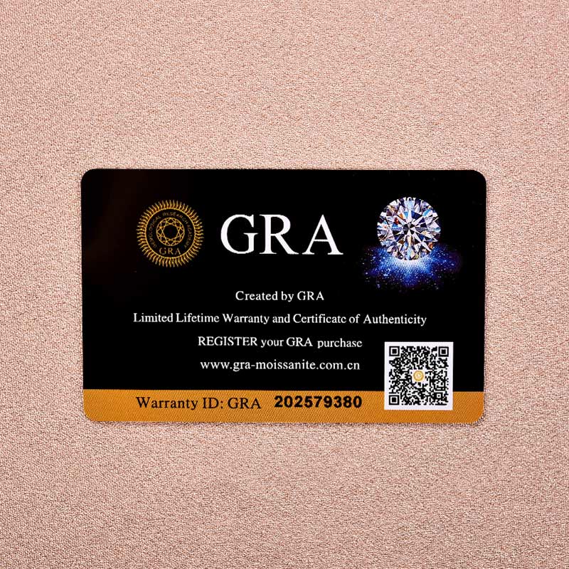 Moissanite 4.0Ct Cushion Cut White Gold Engagement Ring