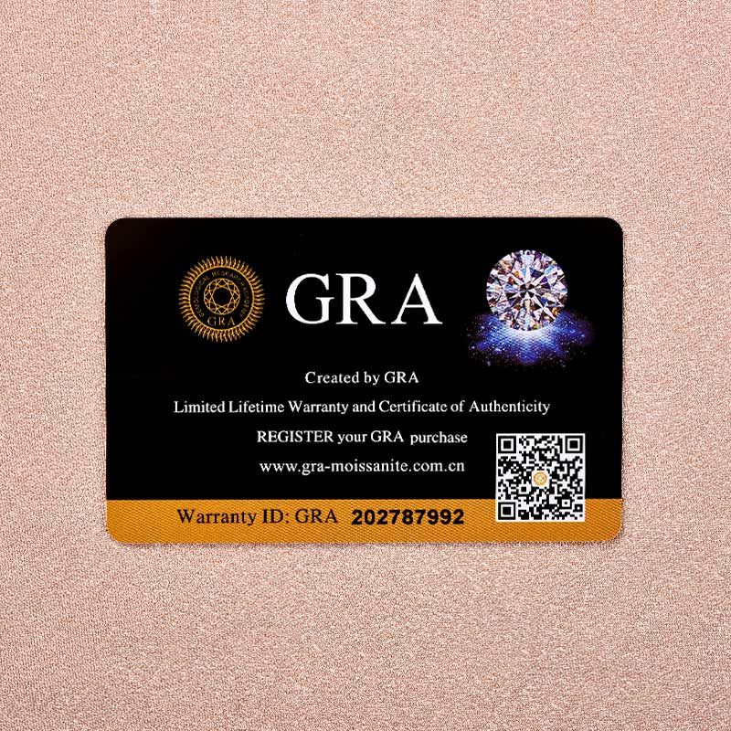 Moissanite 3.0Ct Cushion Cut Split Shank White Gold Engagement Ring