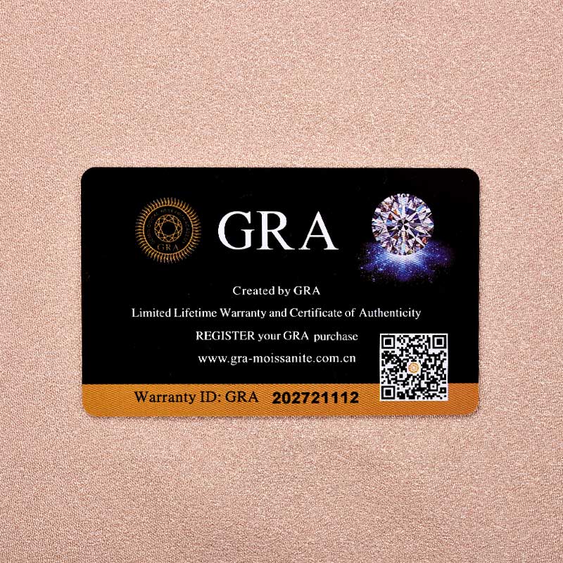 Rodiffy Moissanite 4.5 Ct Oval White Gold Promise Ring