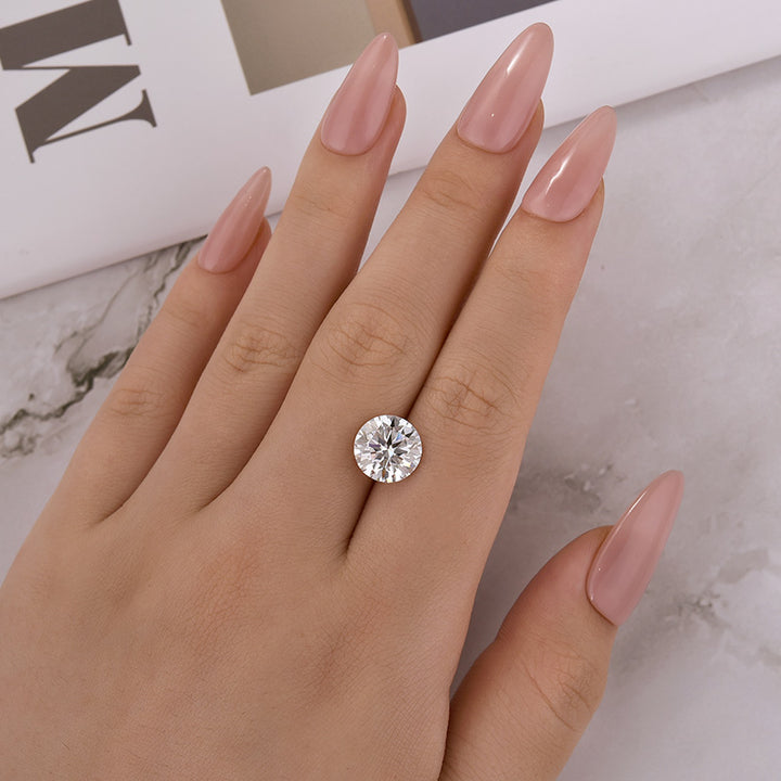 Round Brilliant 3.0 Carat Colorless D VVS1 Moissanite Loose Stone
