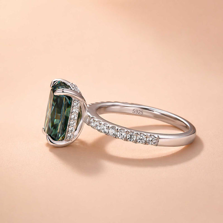 Rodiffy Moissanite 3.5 Ct Radiant Cut Yellow Gold &amp; White Gold Engagement Ring For Women