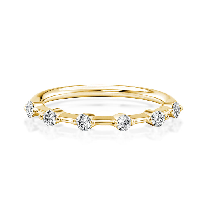 Rodiffy Moissanite 0.2 Ct Yellow Gold Women&