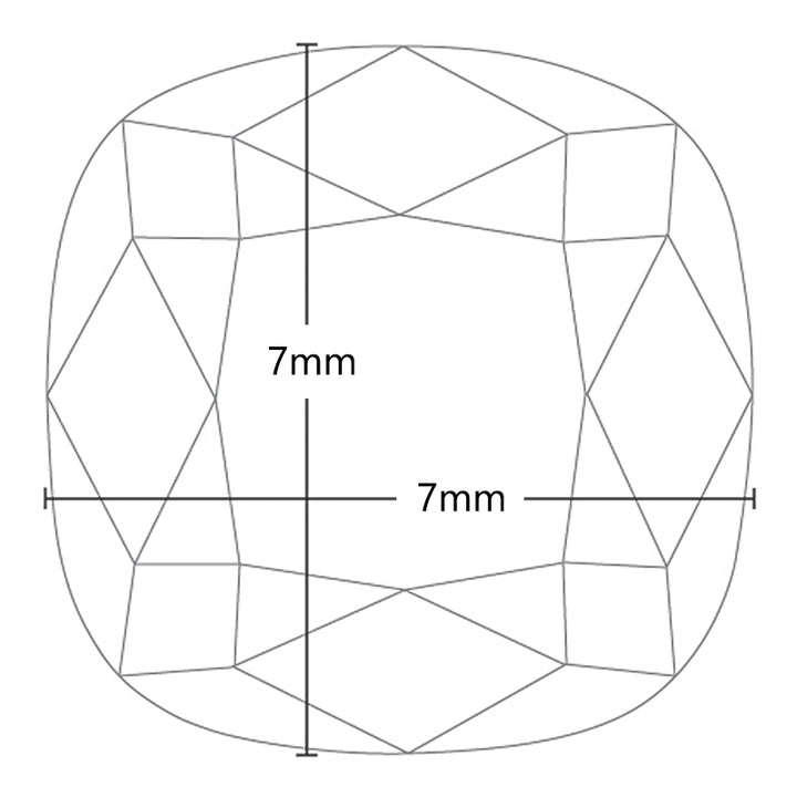 Cushion Cut 2.0 Carat Colorless D VVS1 Moissanite Loose Stone