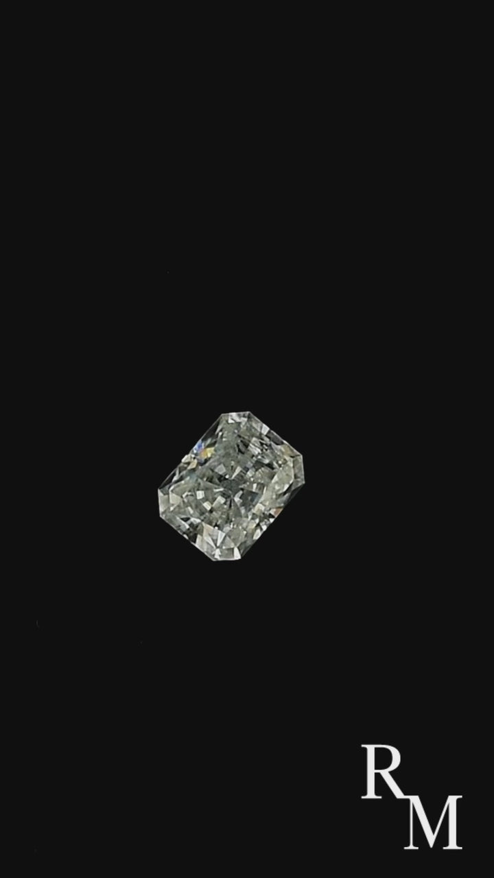 Emerald Cut 3.5 Carat Colorless D VVS1 Moissanite Loose Gemstone - Excellent Cut