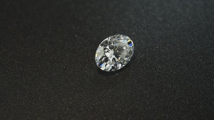 Rodiffy Moissanite 2.0 Ct Solitaire Oval Cut Yellow Gold Promise Ring